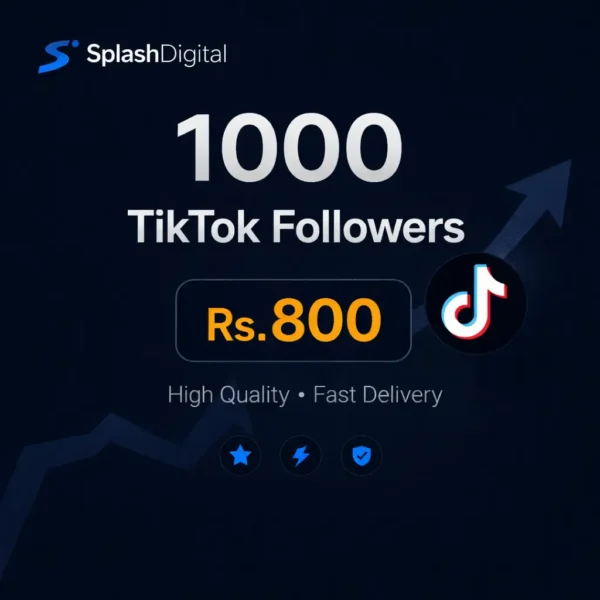 TikTok Followers – 1000 High Quality Followers (Fast Delivery)